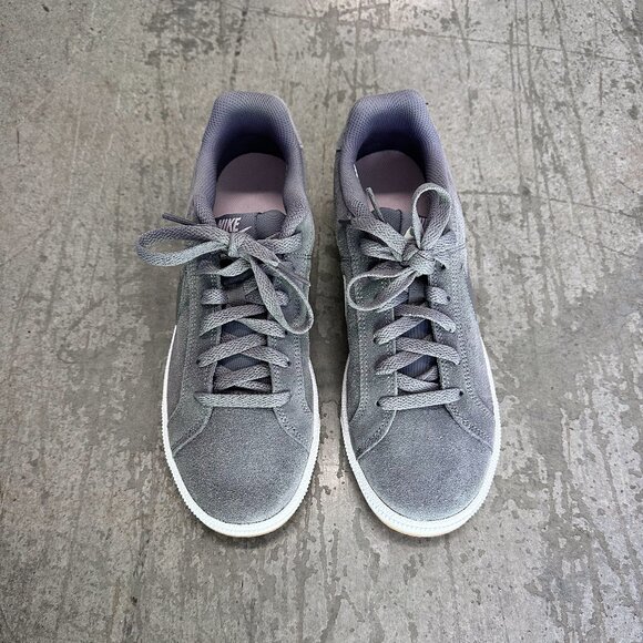 BRAND NEW! Women's Nike Court Royale Suede Gunsmoke Grey Size 8.5, No Box - Picture 2 of 5
